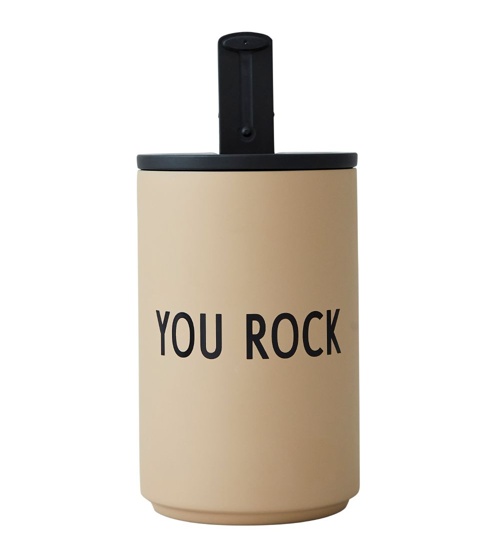 Design Letters Termokop - 350 ml - You Rock - Beige