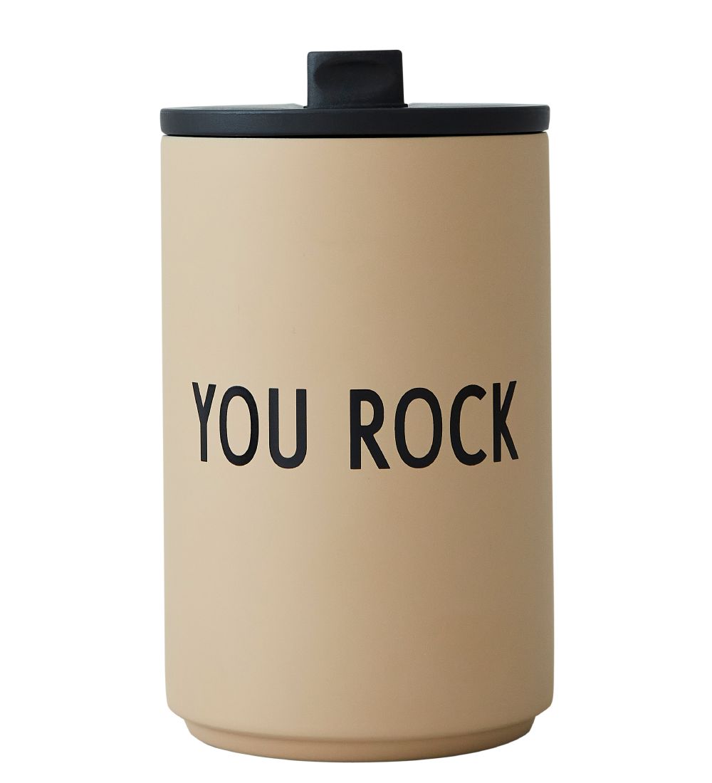 Design Letters Termokop - 350 ml - You Rock - Beige