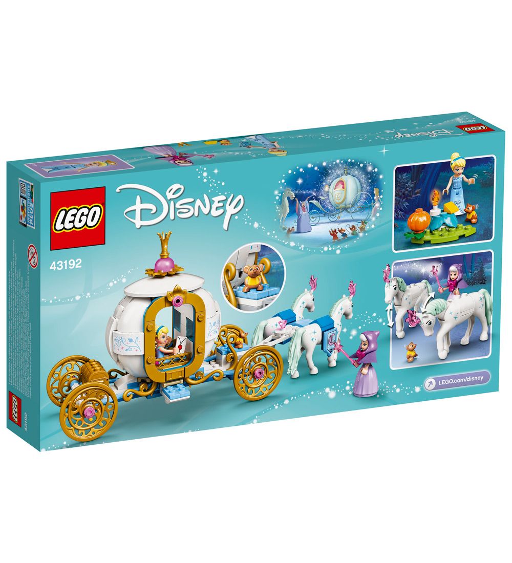 LEGO® Disney Princess - Askepots Royale Karet 43192 - 237 Dele