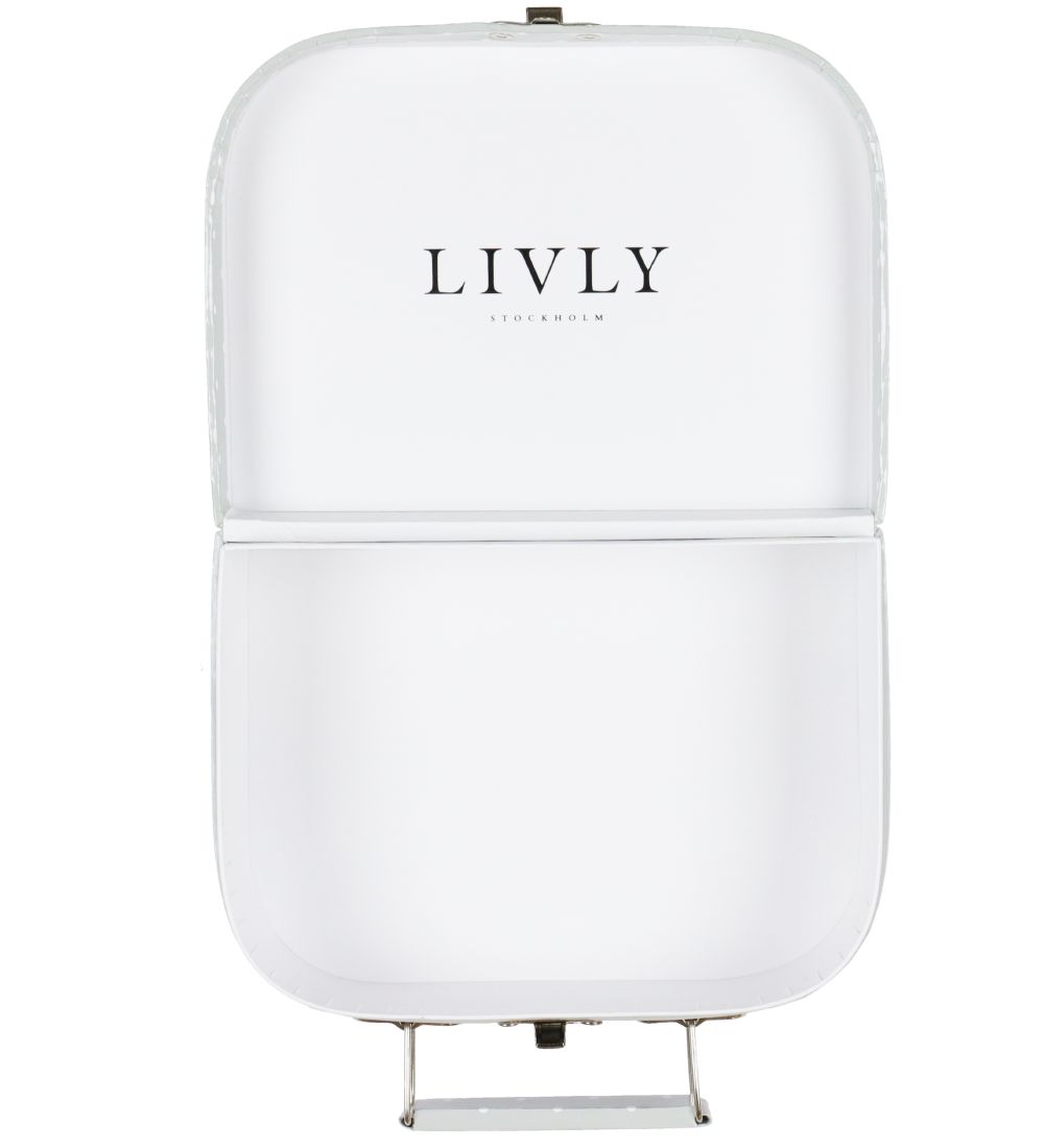 Livly Legekuffert - Lille - Saturday - Grå/Hvid