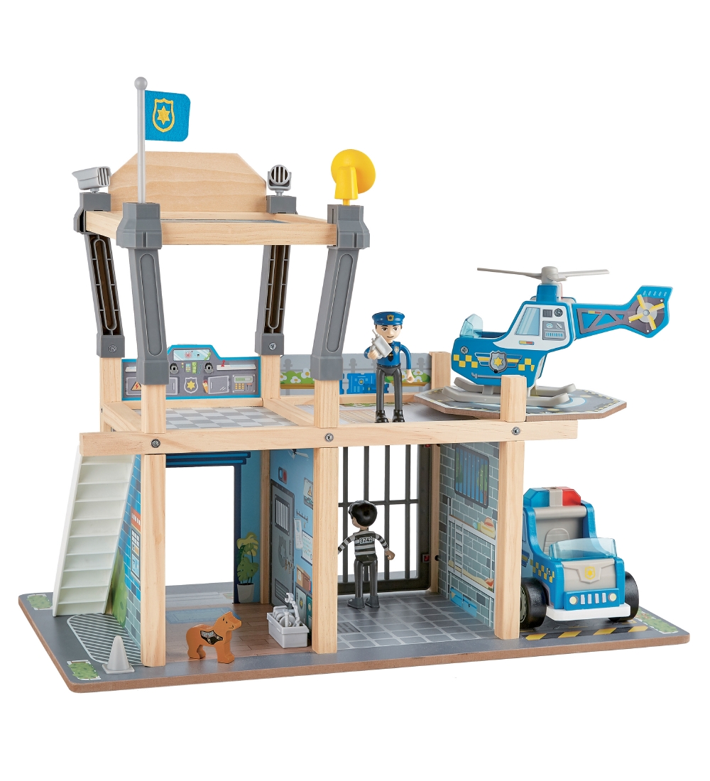 Hape Legesæt - 13 dele - Politistation