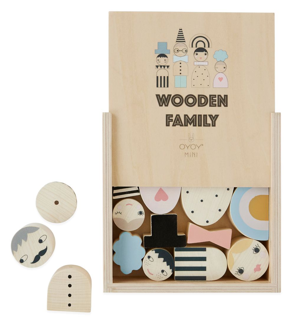 OYOY Trælegetøj - Byg Selv - Wooden Family