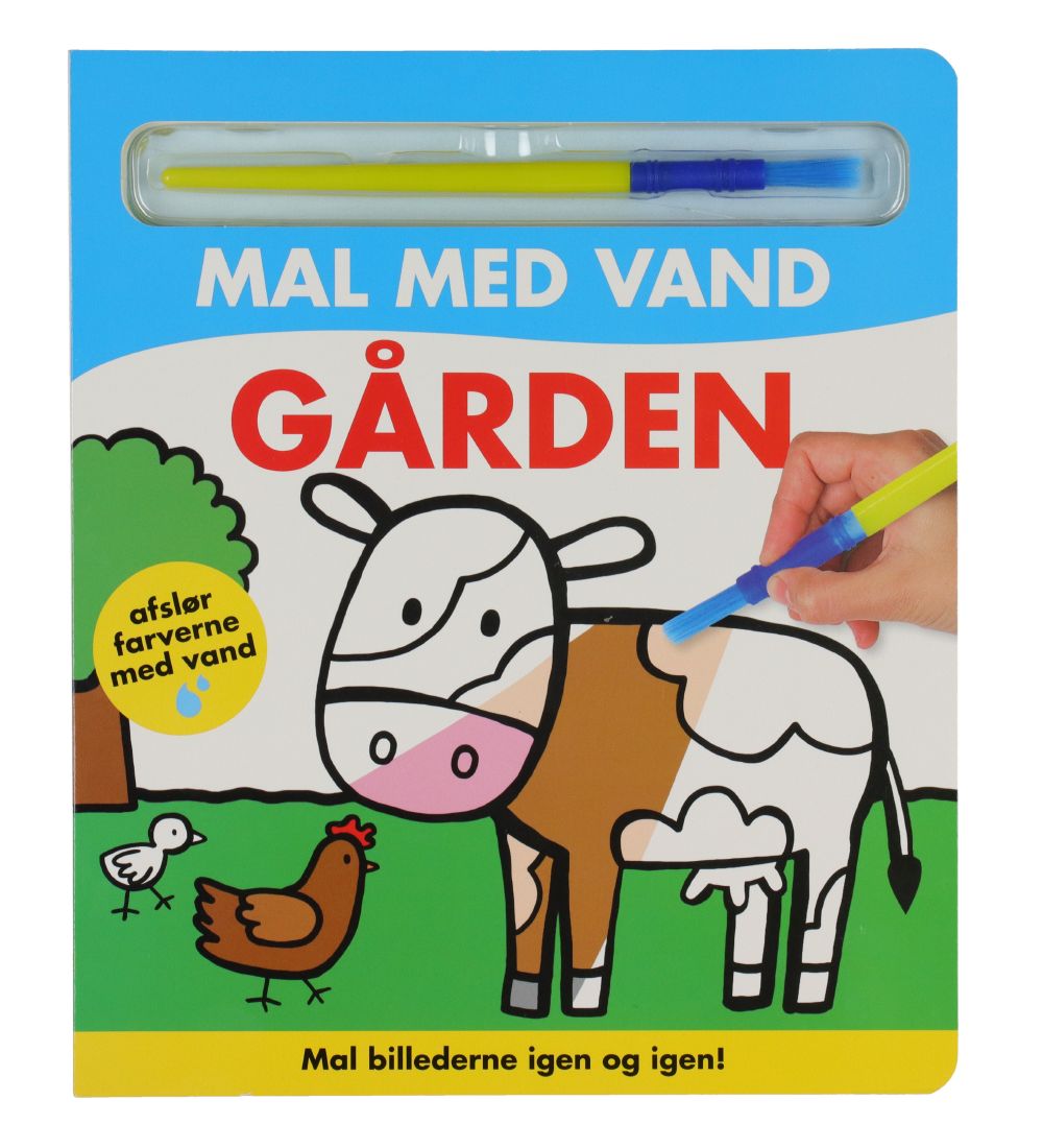 Alvilda Malebog - Mal Med Vand - Gården - Dansk