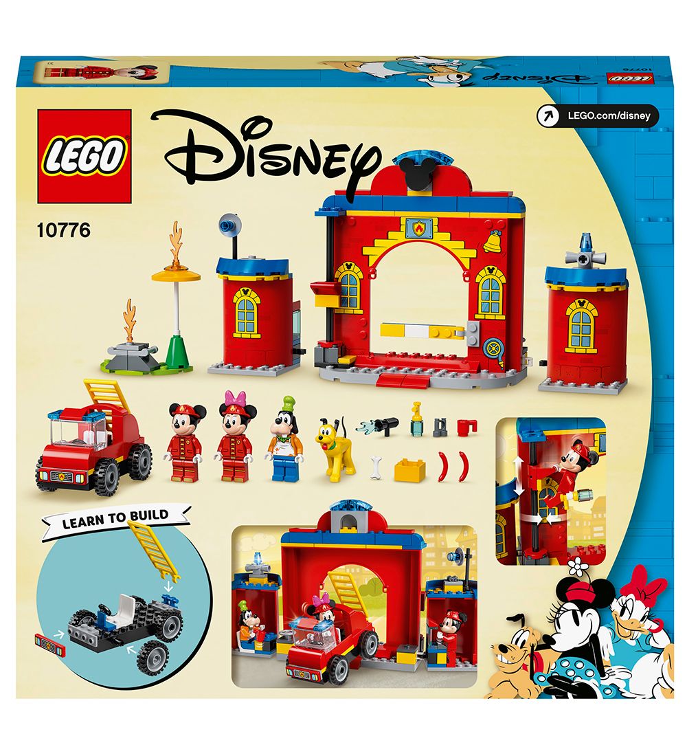 LEGO® Disney - Mickey og Venners Brandstation & Brandbil 10776 -