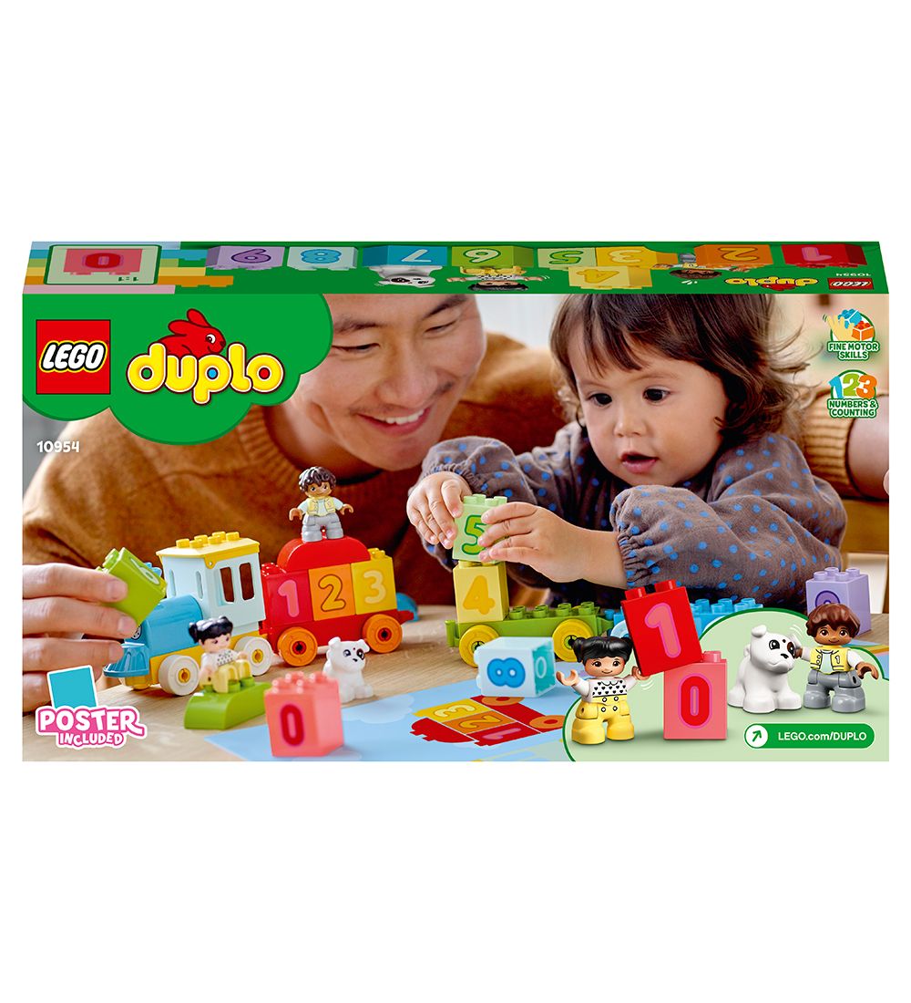 LEGO® DUPLO - Tog Med Tal - Lær At Tælle 10954 - 23 Dele