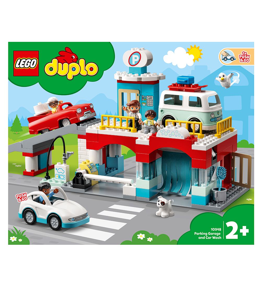 LEGO DUPLO - Parkeringshus og Bilvask 10948 - 112 Dele