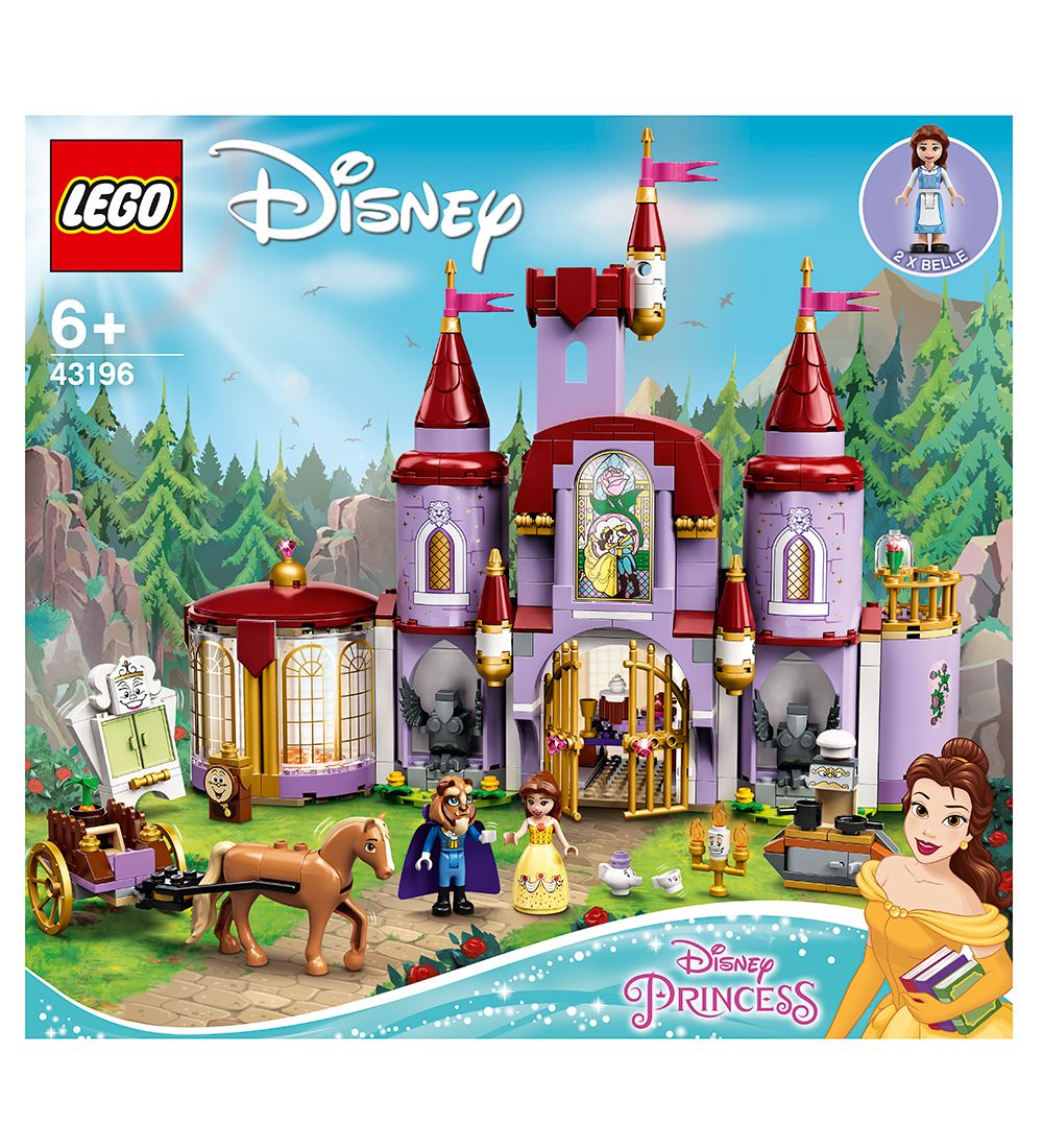 LEGO® Disney Princess - Belle og Udyrets Slot 43196 - 505 Dele