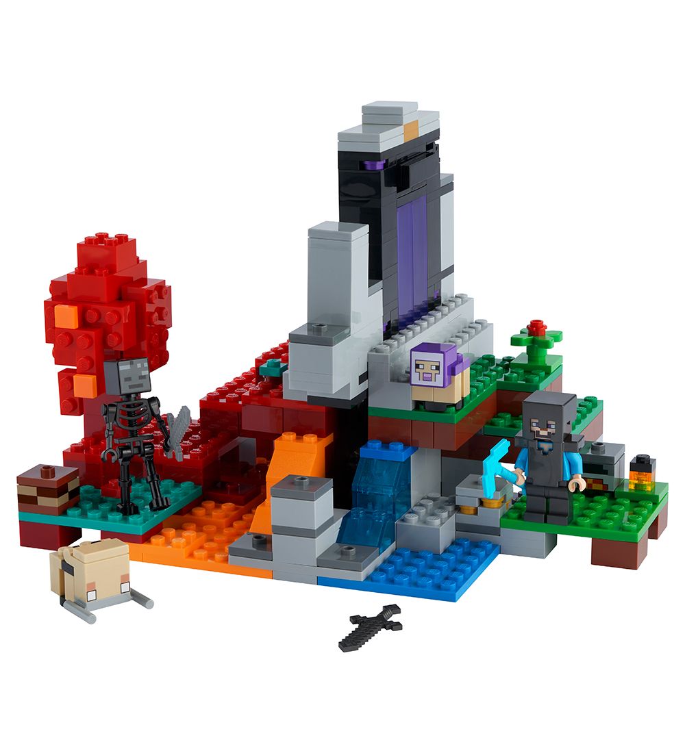 LEGO® Minecraft - Den Ødelagte Portal 21172 - 316 Dele