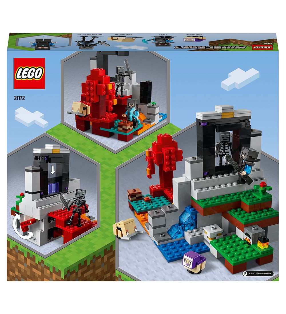 LEGO® Minecraft - Den Ødelagte Portal 21172 - 316 Dele