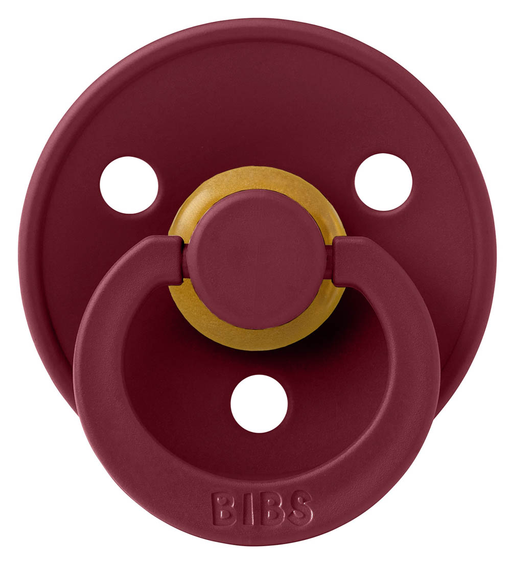 Bibs Colour Sutter - Str. 2 - 2-pak - Rund - Pink Plum/Elderberr