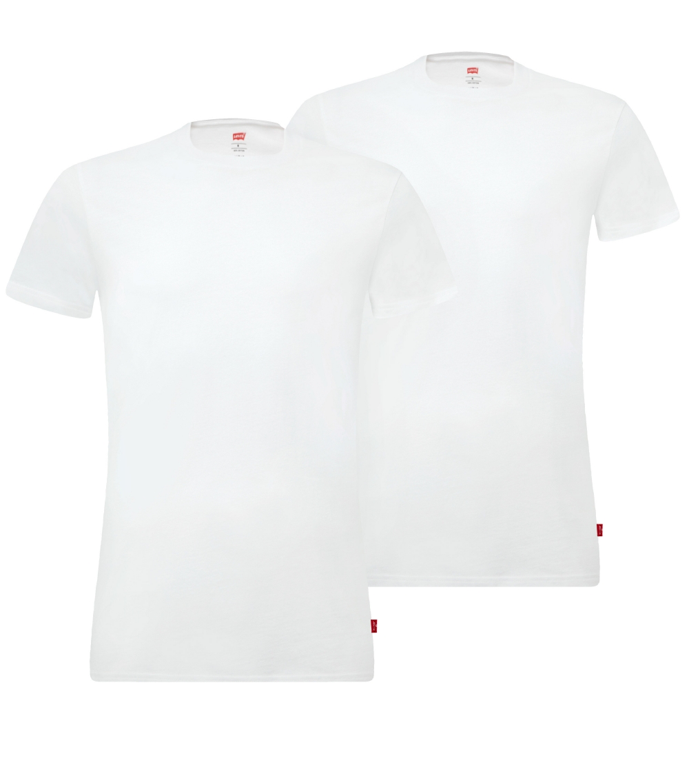 Levis T-Shirt - Crew Neck - 2-Pak - White
