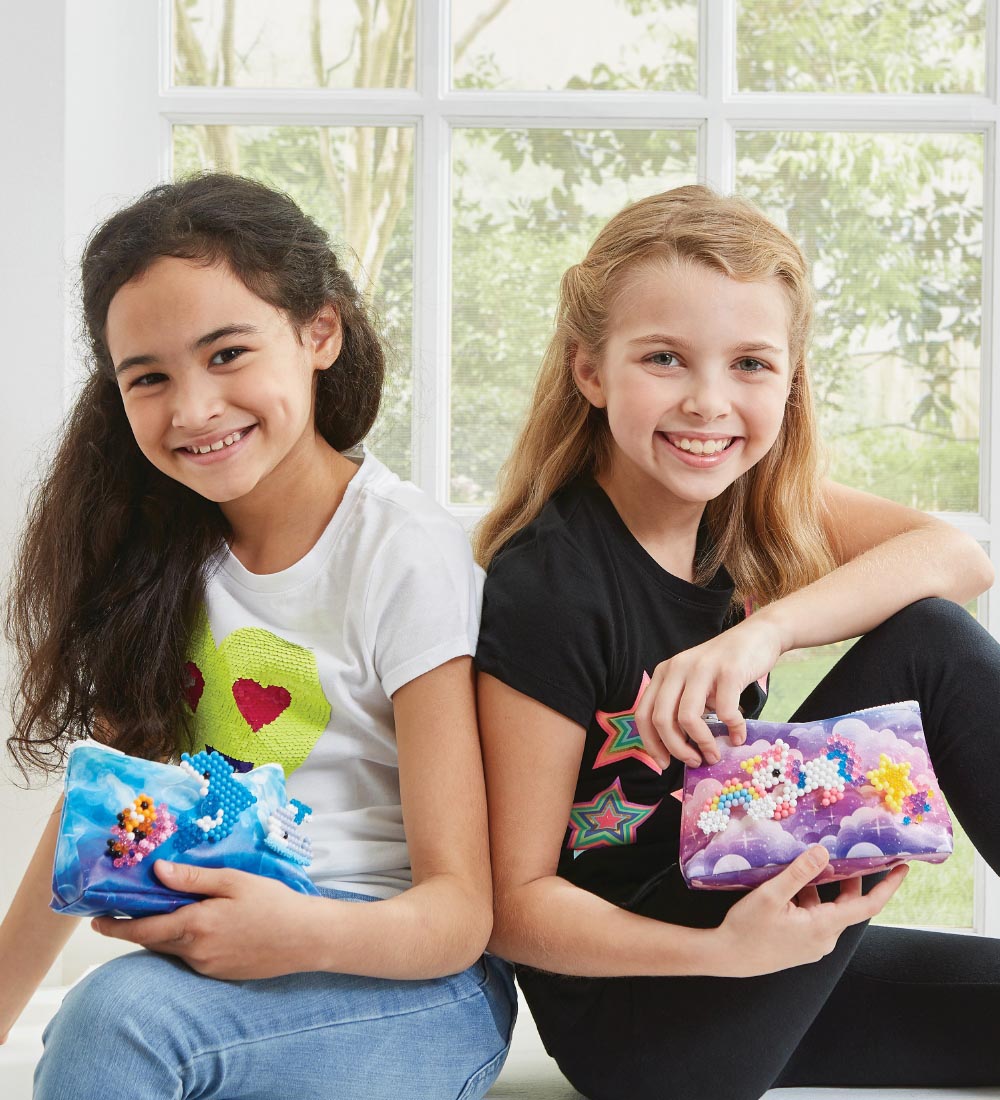 Aquabeads Perlepung - Dekoration - Enhjørning - Lilla/Lyserød