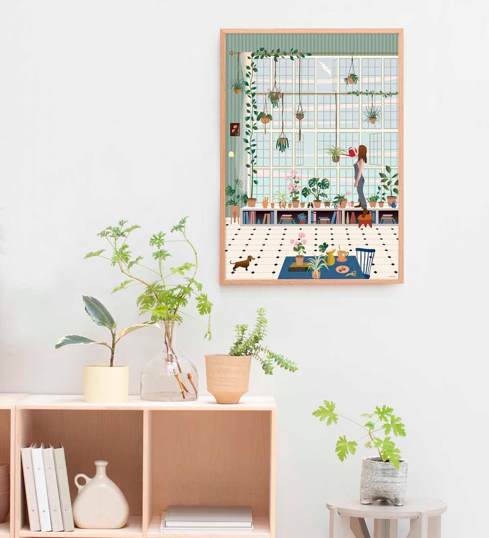 Vissevasse Plakat - 30x40 cm - Plant Lover