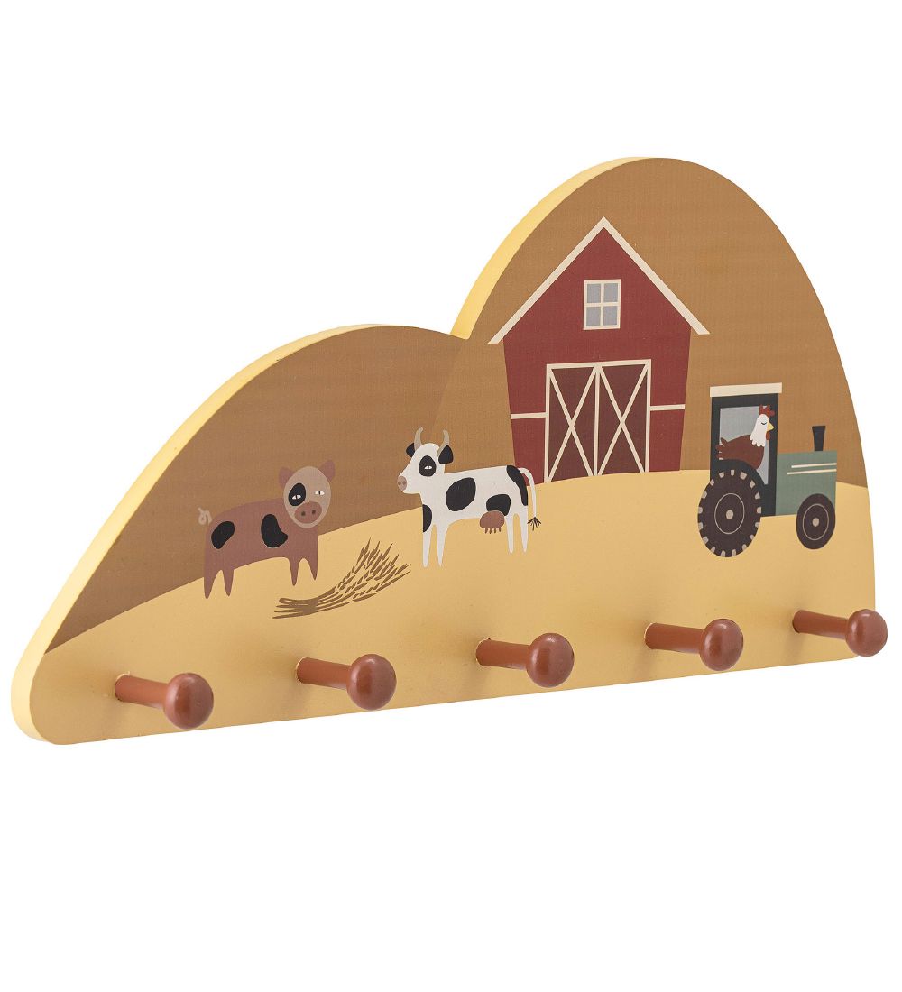 Bloomingville Knagerække - 42x21x6 cm - Billy - Brun - MDF