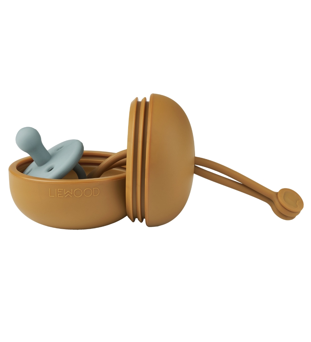 Liewood Suttebox - 8x6x17 cm - Silikone - Philip - Golden Caram