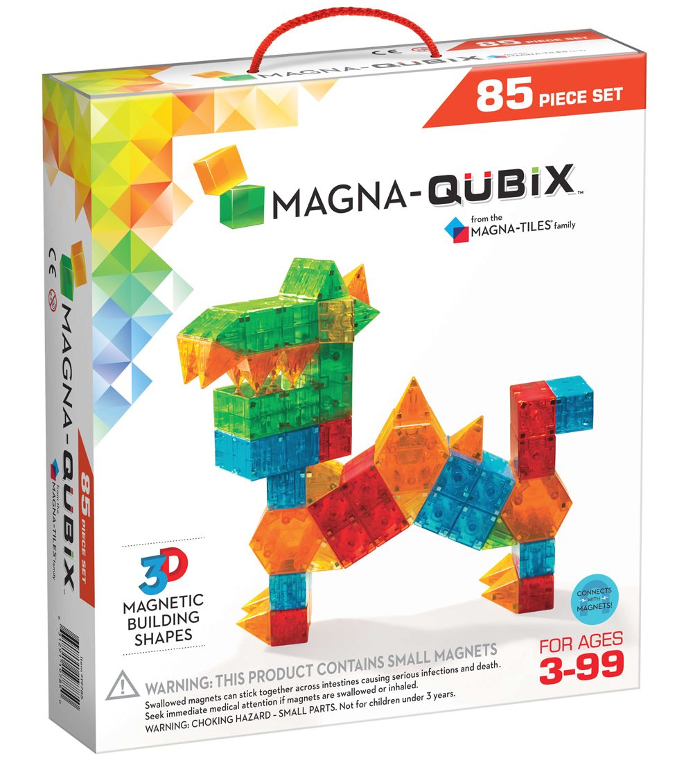 Magna-Tiles Magnetst - 85 Dele - Magna-Qubix