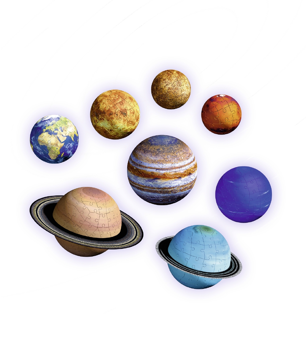 Ravensburger 3D Puslespil - 522 Brikker - Solar System