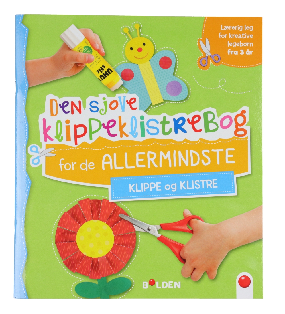 Forlaget Bolden Aktivitetsbog - Klippeklistrebog - Dansk