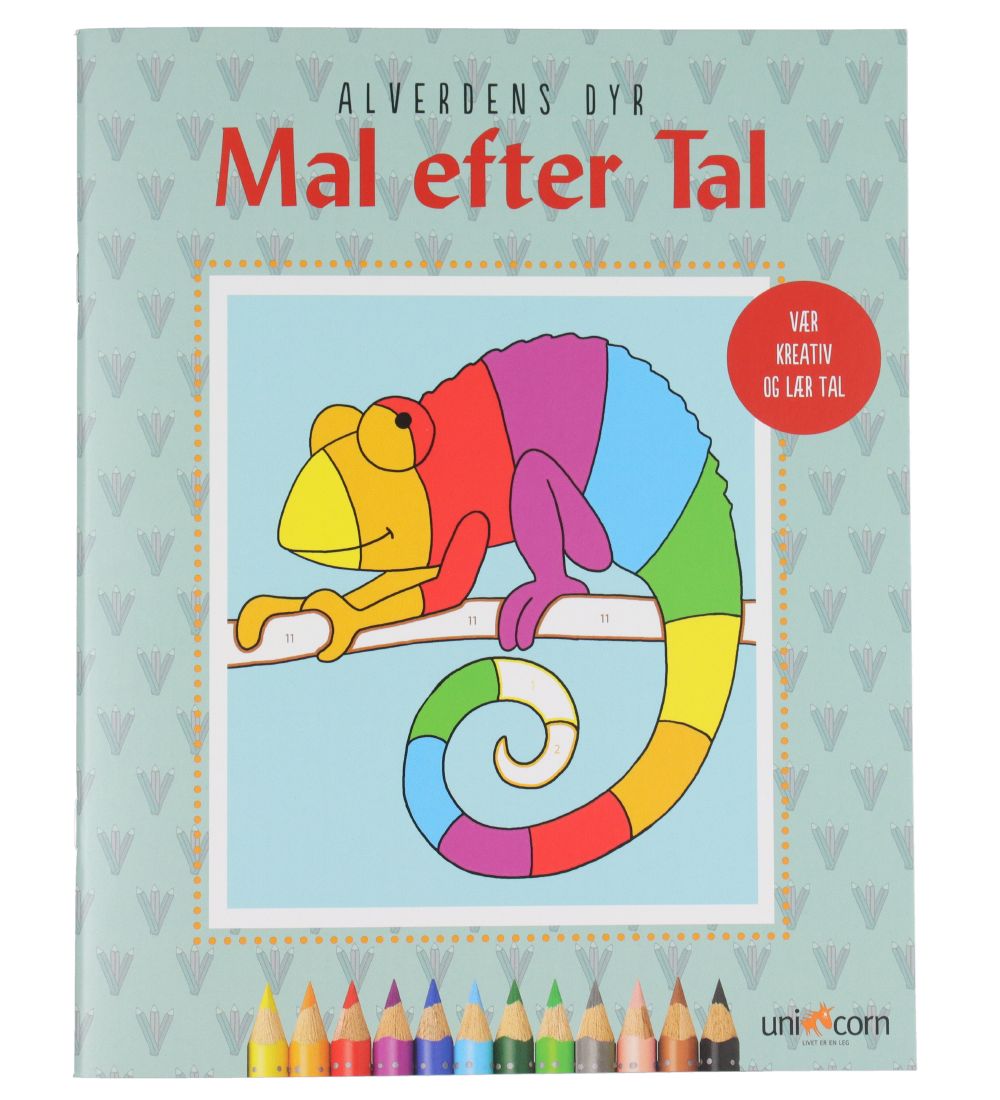 Mandalas Malebog - Alverdens Dyr - Mal Efter Tal