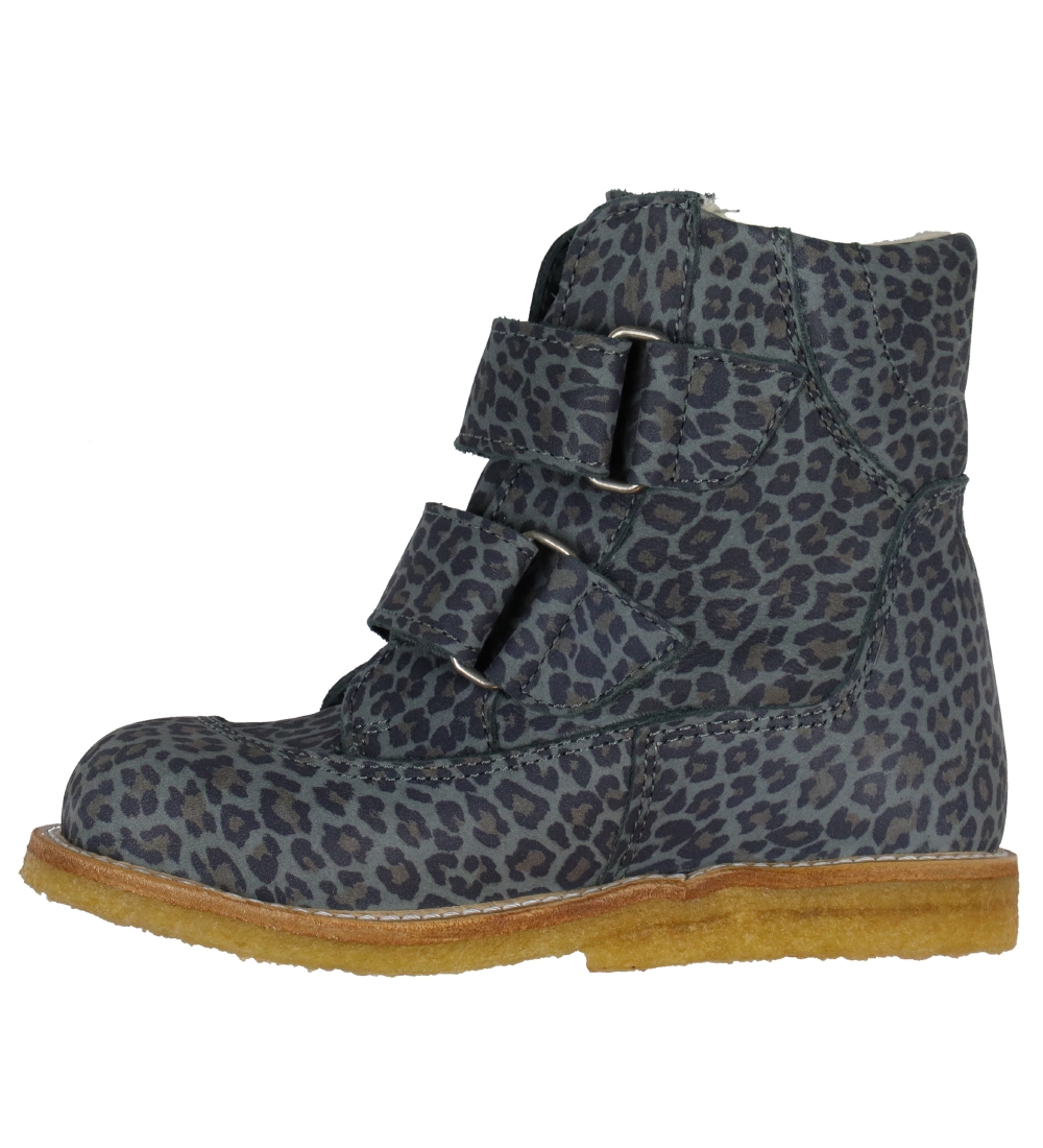 Angulus Vinterstøvler - Tex - Grå Leopard