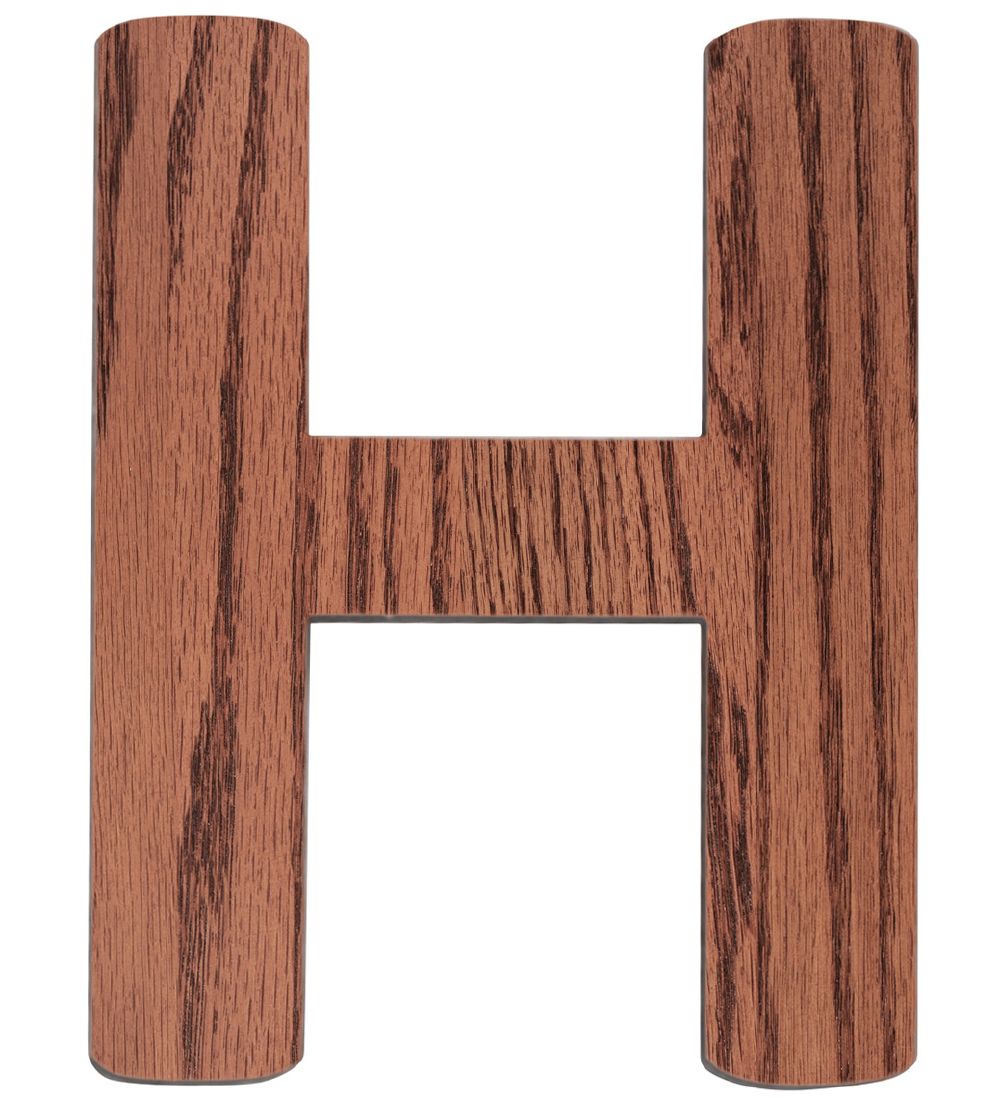 Sebra Træbogstaver - H