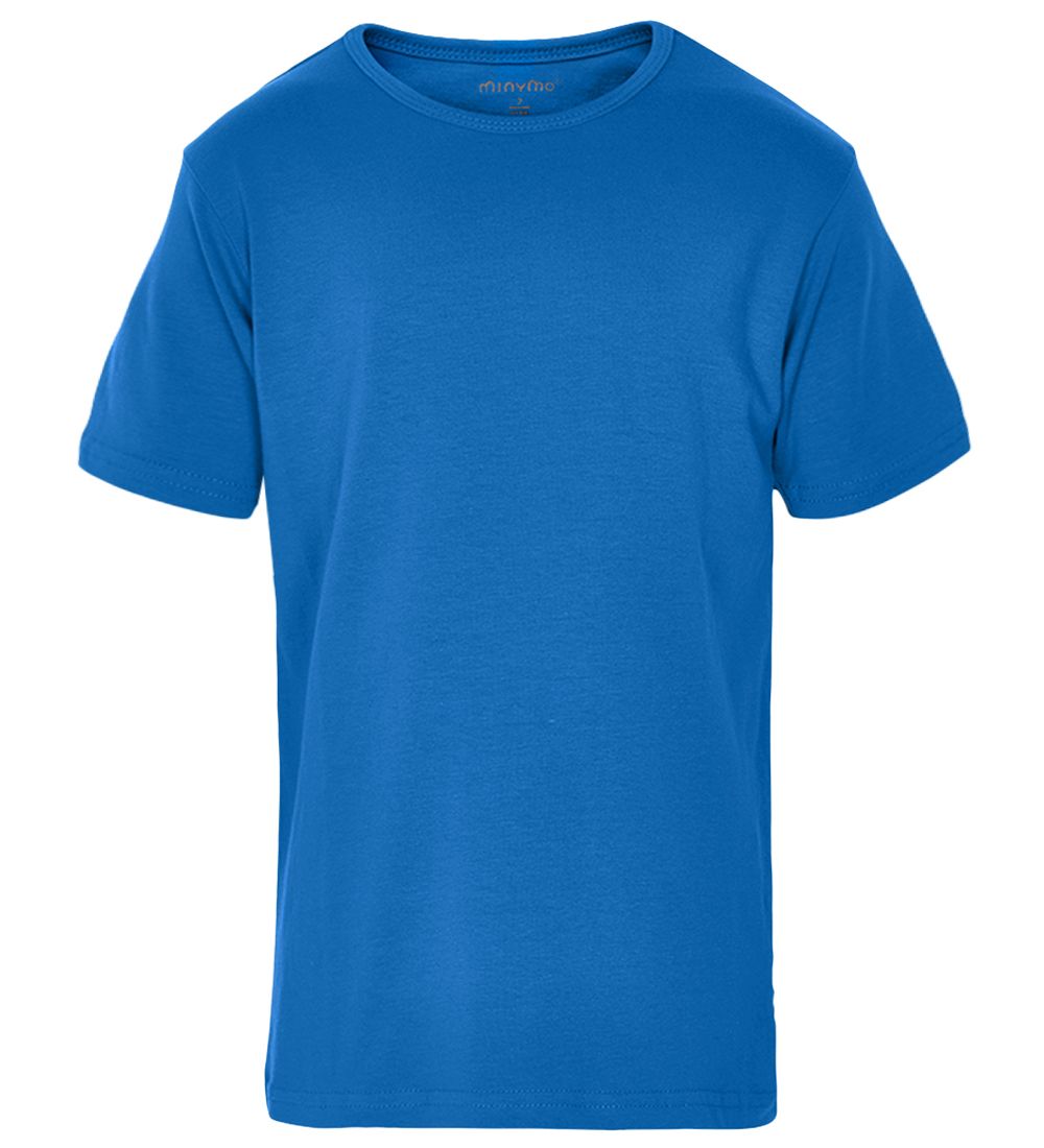 Minymo T-shirt - 2-Pak - Blå/Grå