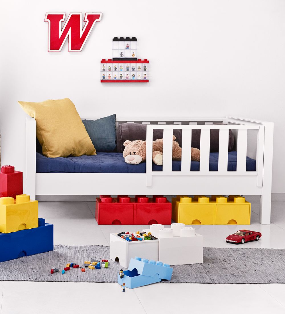 LEGO® Storage Minifigur Display - 8 rum - 19 cm - Sort