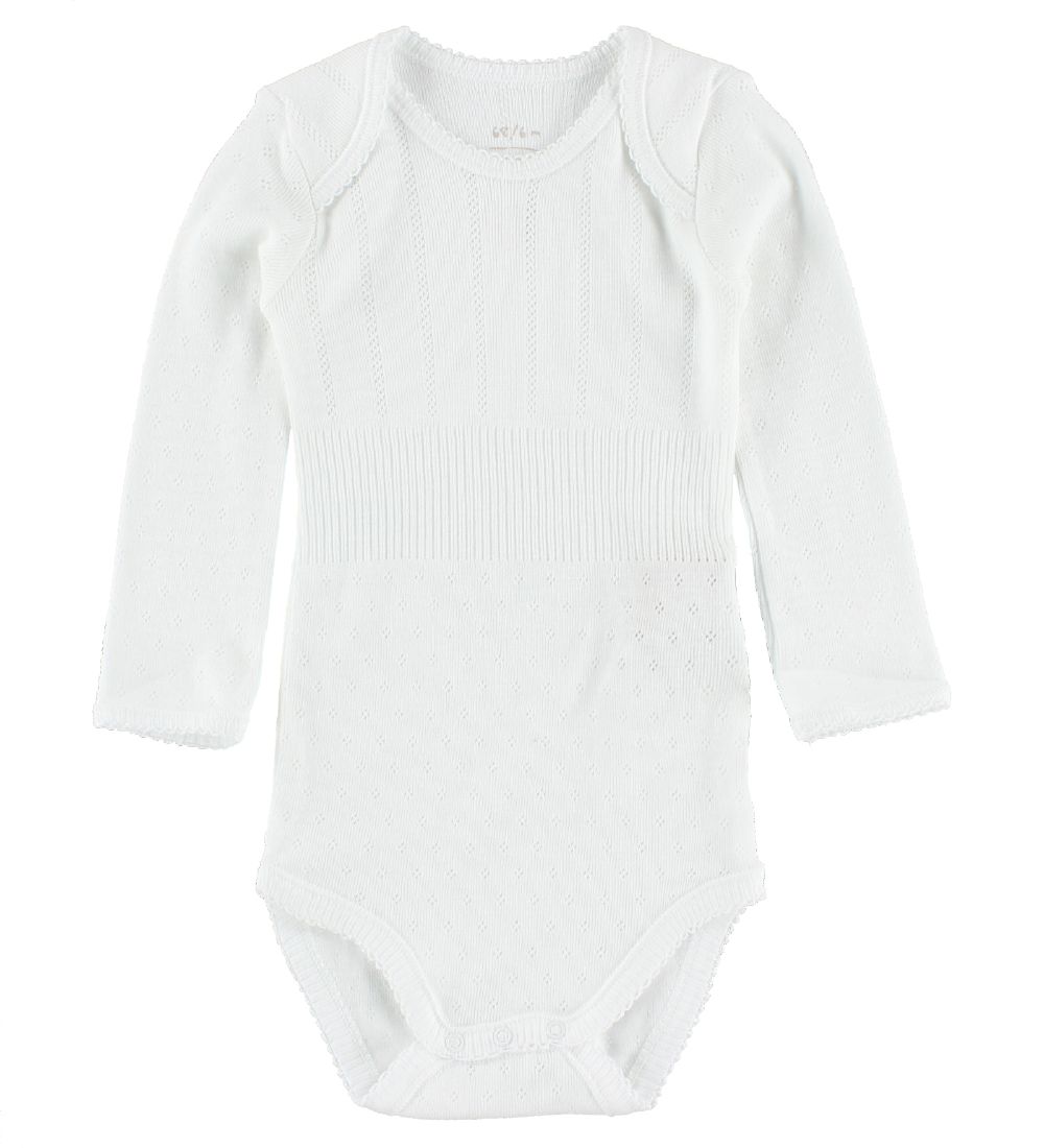 Noa Noa miniature Body - L/Æ - Hvid m. Hulmønster