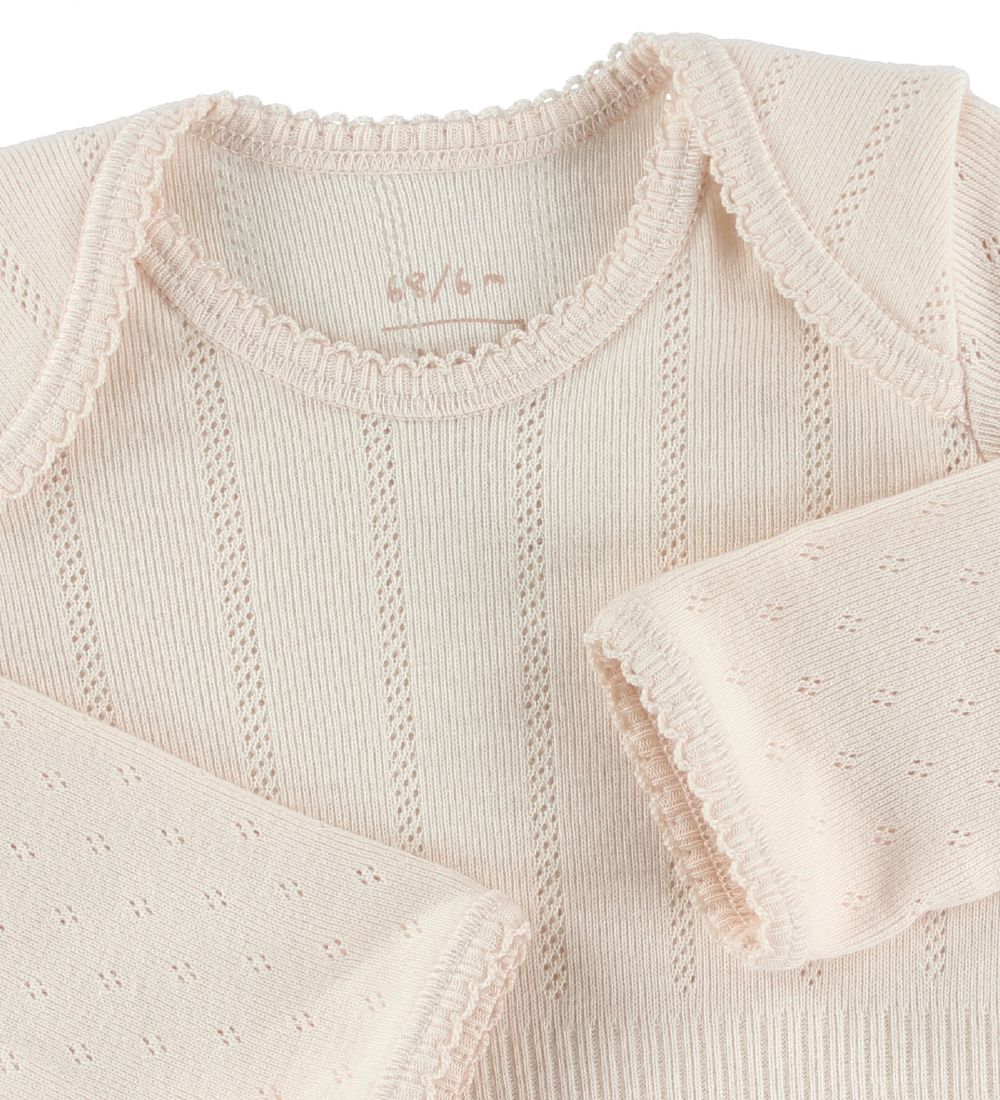 Noa Noa miniature Body - L/Æ - Lys Koral m. Hulmønster