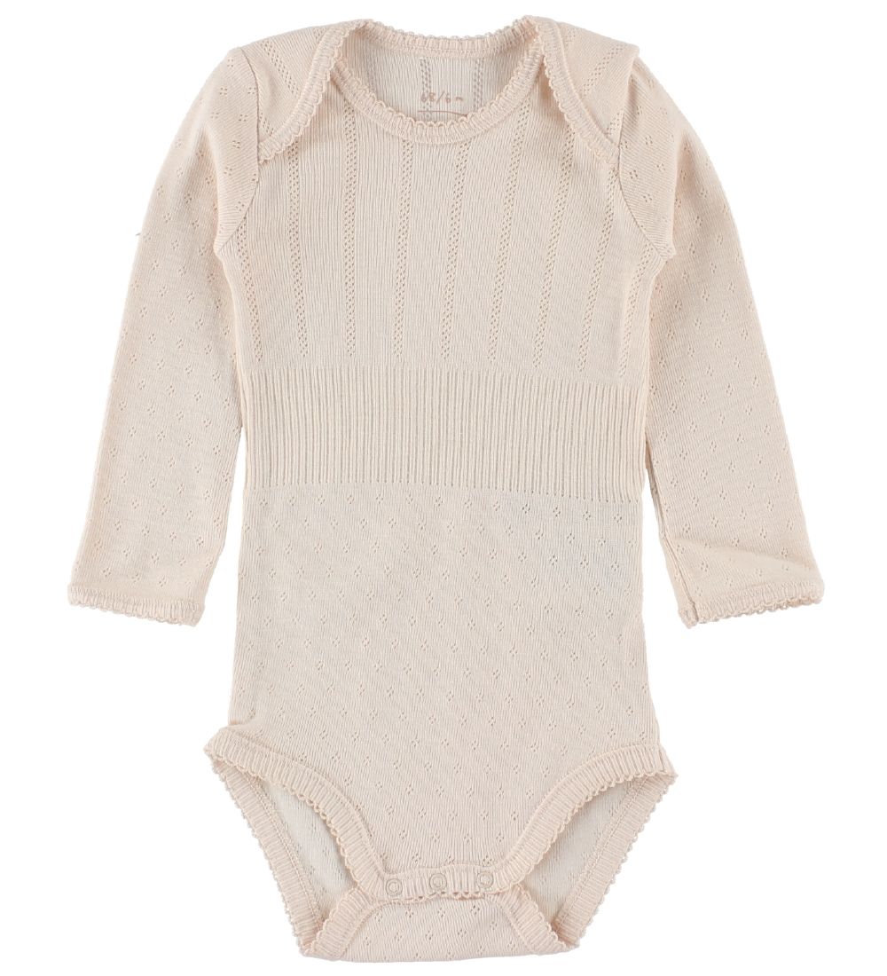 Noa Noa miniature Body - L/Æ - Lys Koral m. Hulmønster