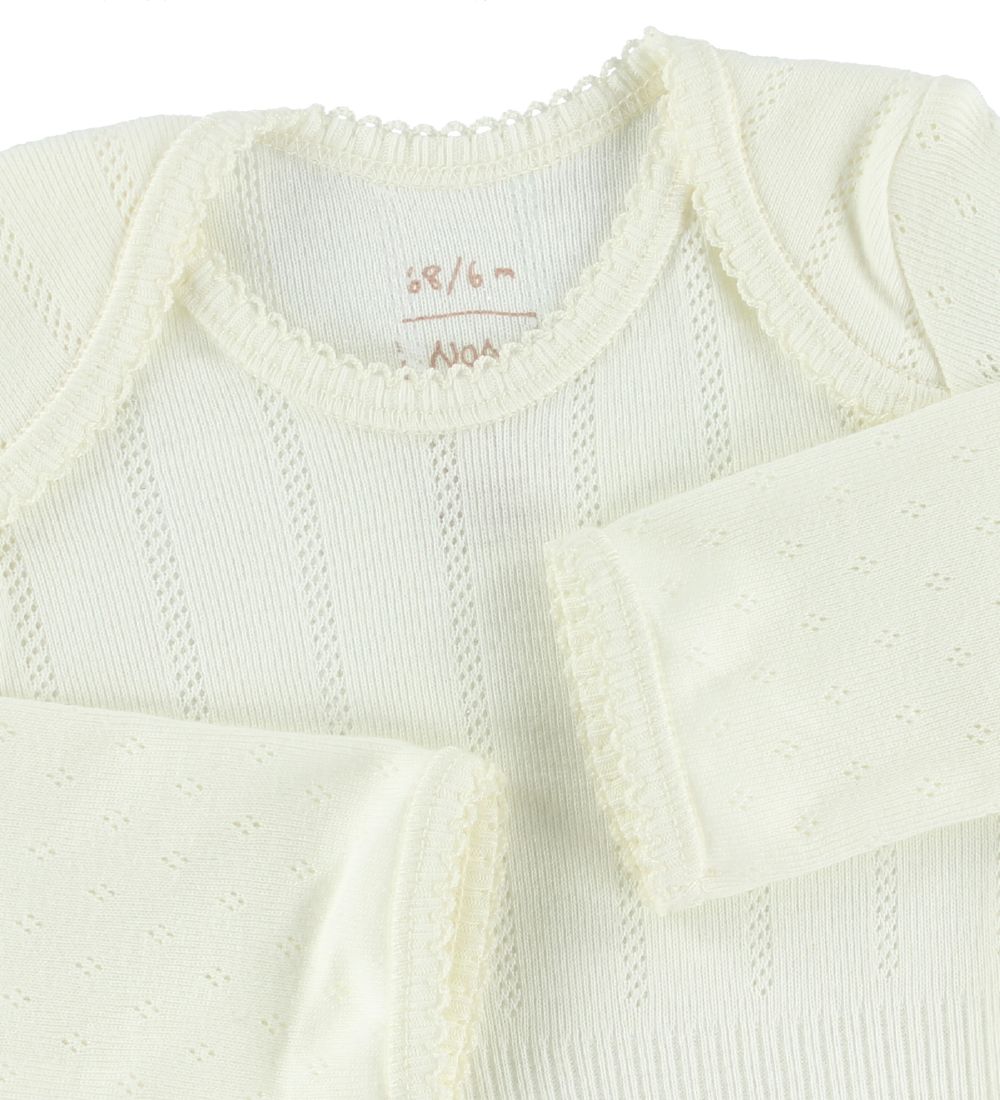 Noa Noa miniature Body - L/Æ - Creme m. Hulmønster