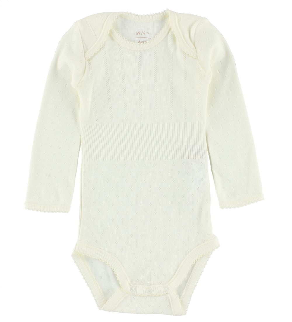 Noa Noa miniature Body - L/Æ - Creme m. Hulmønster