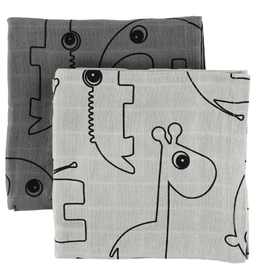 Done By Deer Stofble - 2-pak - 70x70 - Grå m. Elphee