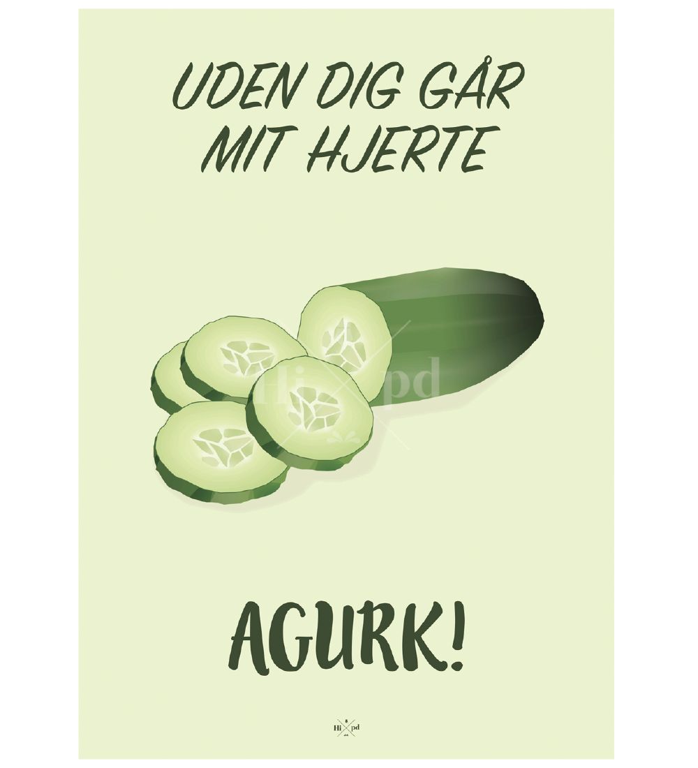Hipd Plakat - A4 - Agurk