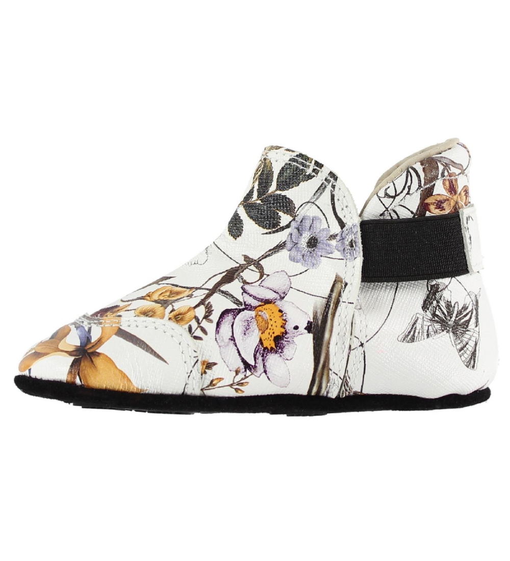 Fuzzies Skindfutter - Sia - Hvid m. Blomster