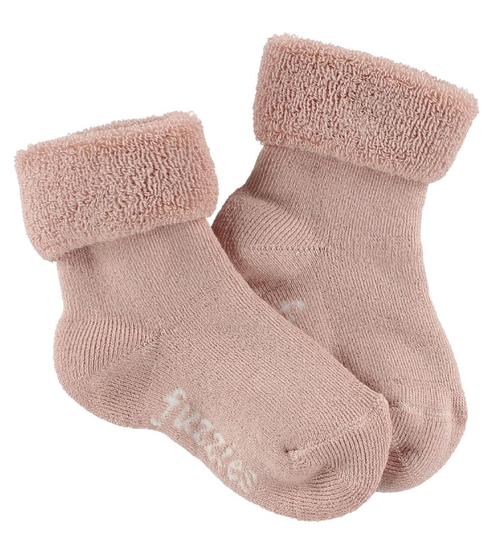 Fuzzies Frotte Strømper - Pudder