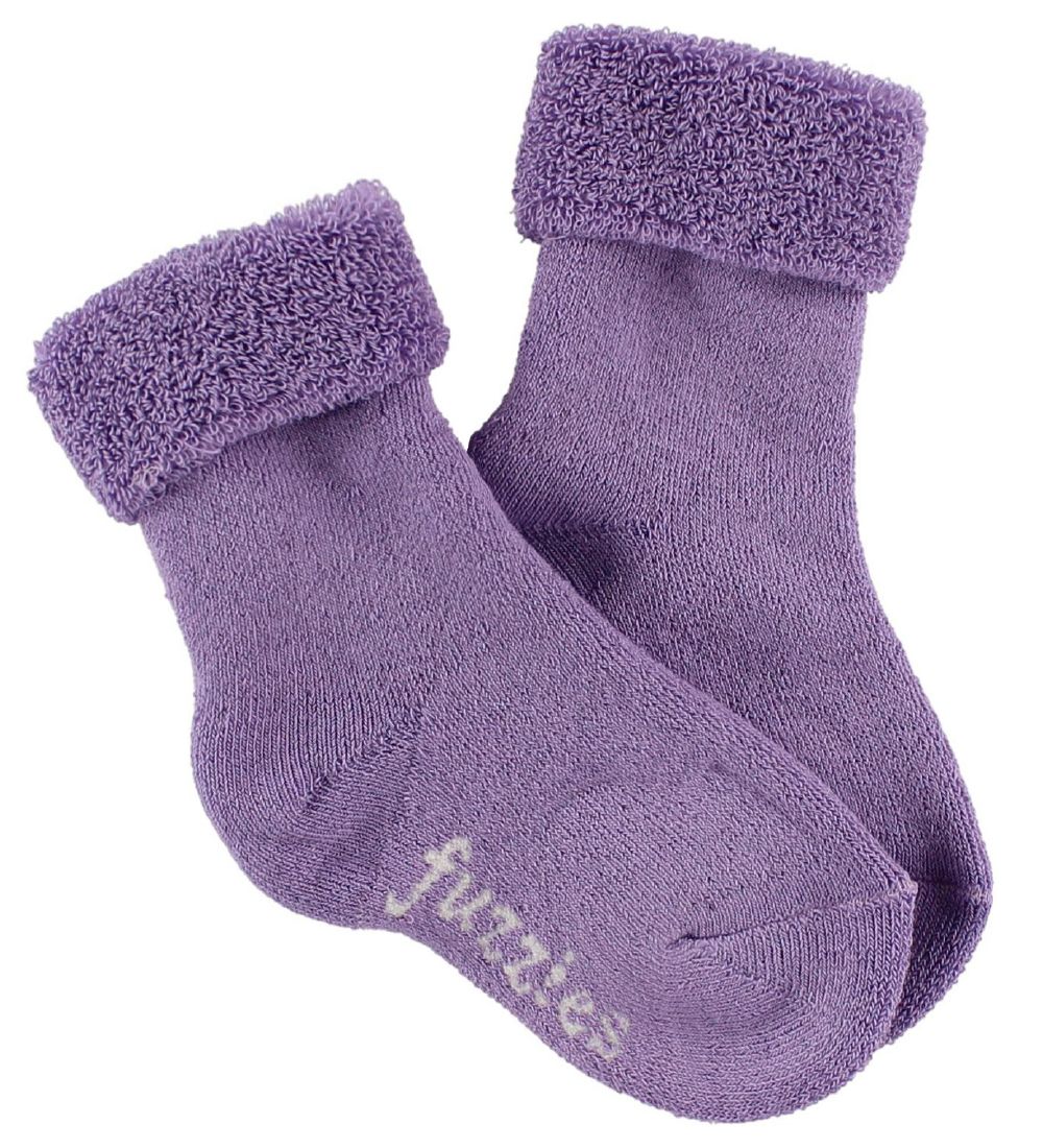 Fuzzies Frotte Strømper - Lavendel