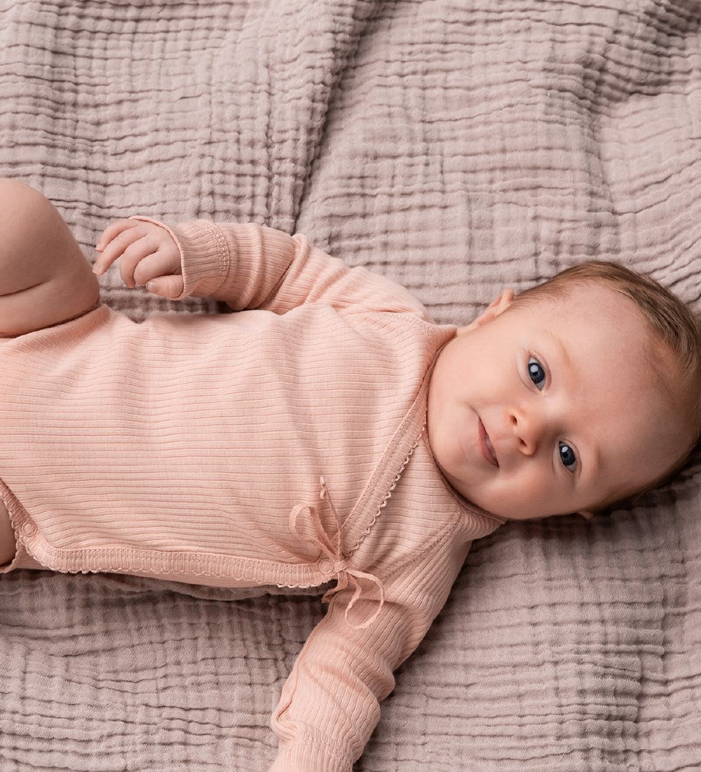 MarMar Slå-om Body l/æ - Rib - Modal - Rosa