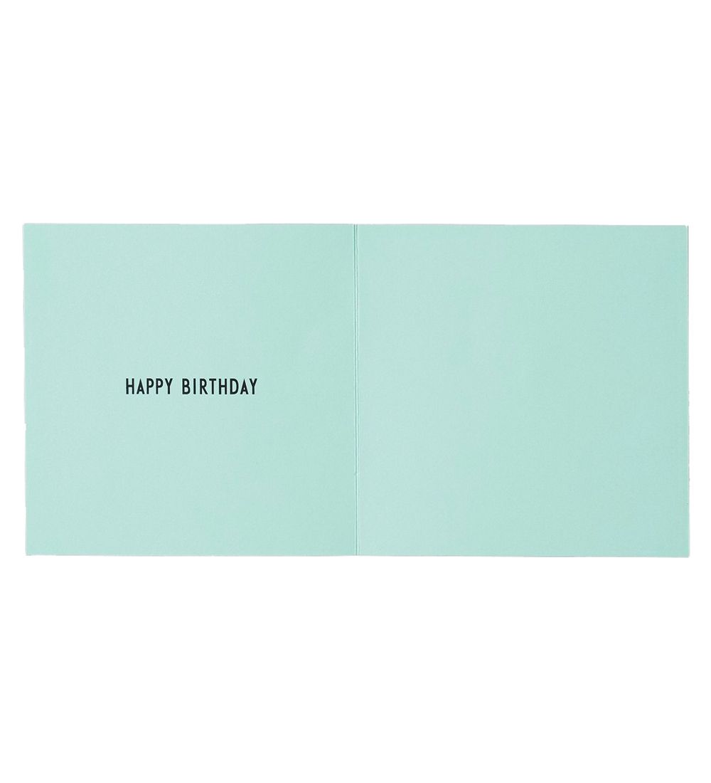 Design Letters Kort m. Konvolut - 6 - Mint
