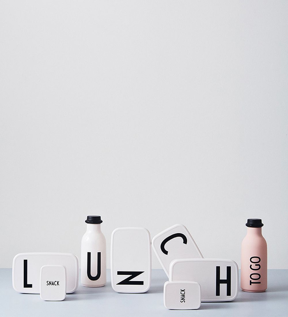 Design Letters Drikkeflaske - 500 ml - Pink m. TO GO