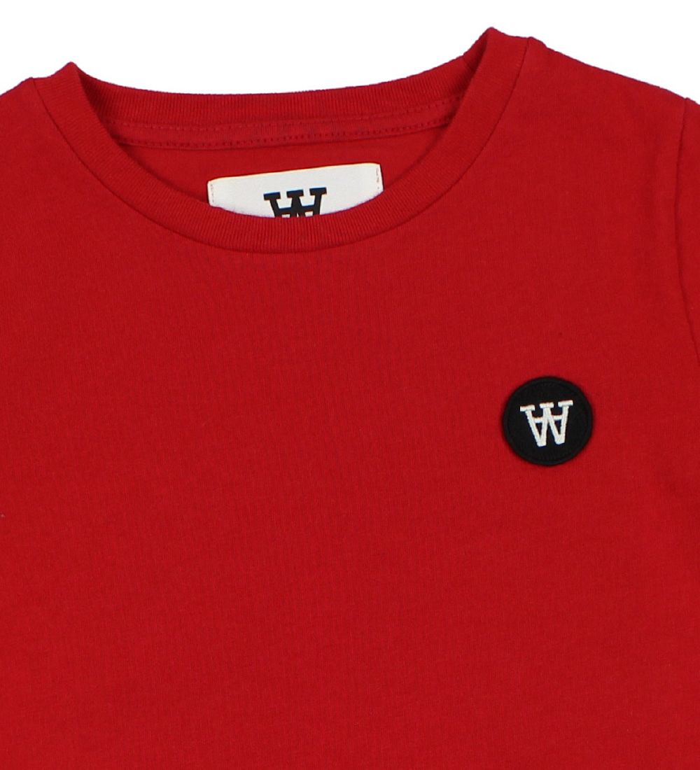 Wood Wood Kids T-shirt - Rød
