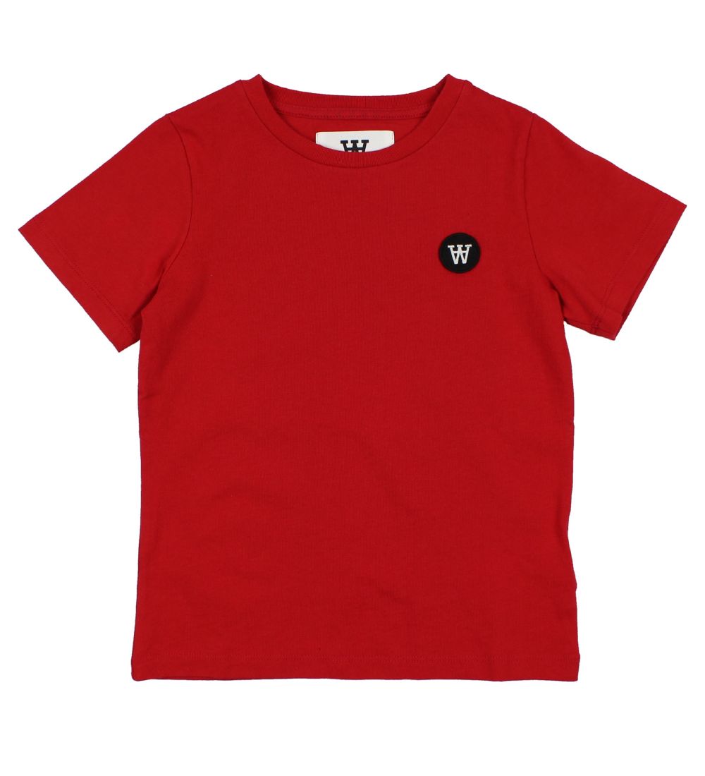 Wood Wood Kids T-shirt - Rød