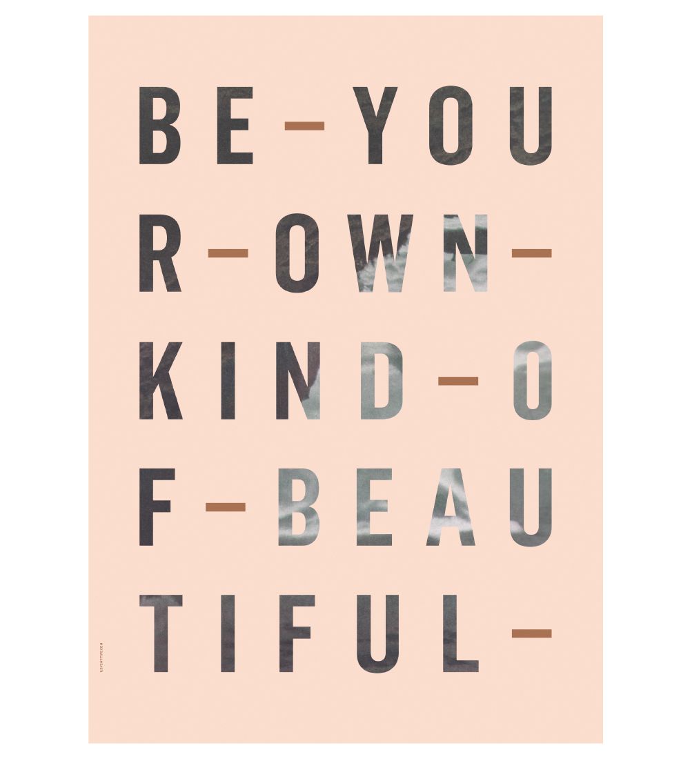 I Love My Type Plakat - A3 - Just My Type - Be Your Own Kind