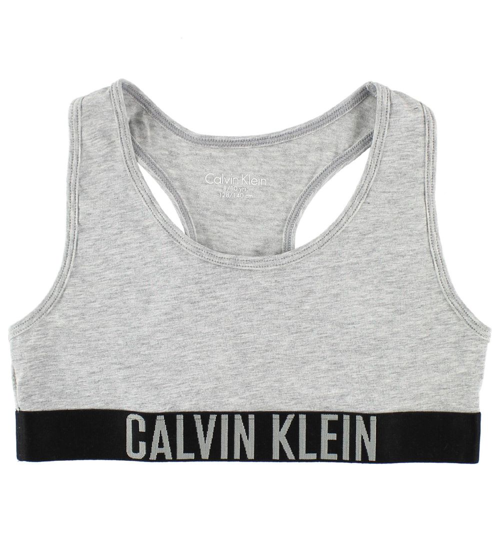 Calvin Klein Top - 2-pak - Gråmeleret/Sort