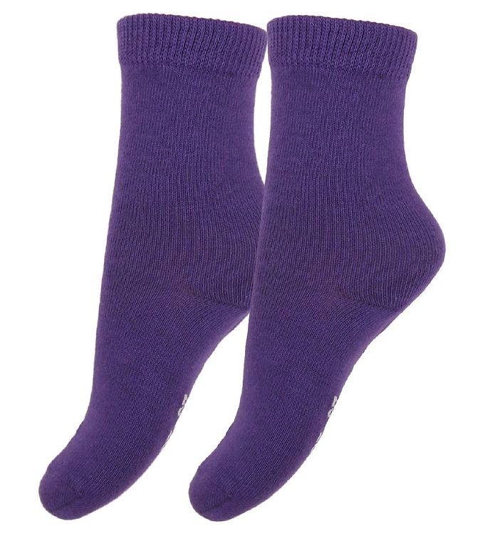 16: Fuzzies Strømper - 2-Pak - Lilla