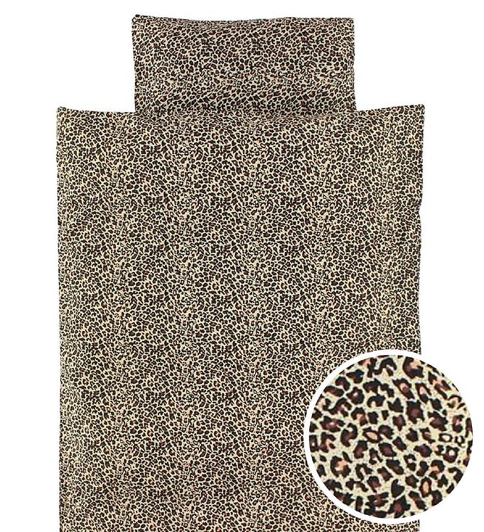 MarMar Sengetøj - Baby - Brun leopardprint