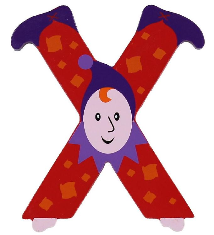 Image of Petit Jour Paris Alfe Bogstav - X - Rød (49857-266031)