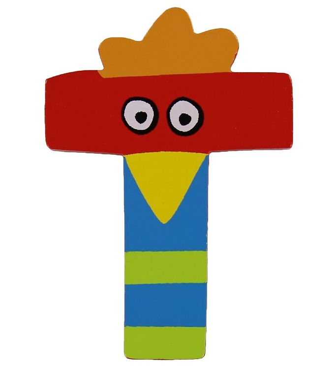 Image of Petit Jour Paris Crazy Bird Bogstav - T - Rød (50536-268069)