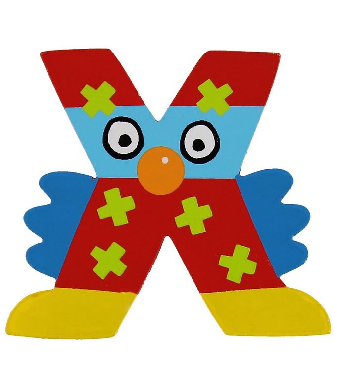 Image of Petit Jour Paris Crazy Bird Bogstav - X - Rød (50543-268076)