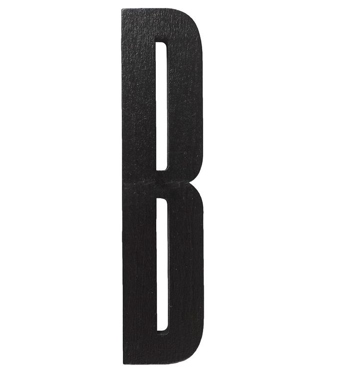 Design Letters Træbogstaver - B - Sort